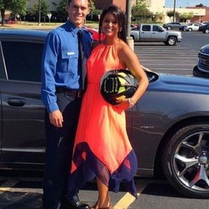 Neon orange Dress from Von Maur